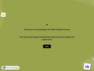 360 Degree Feedback Survey Template