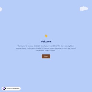 Travel Survey Questionnaire