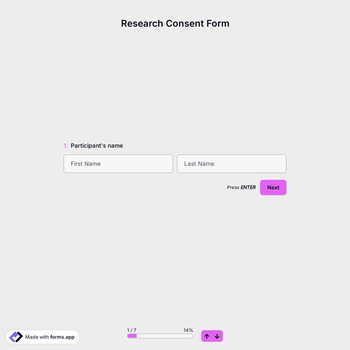 Research Consent Form Template