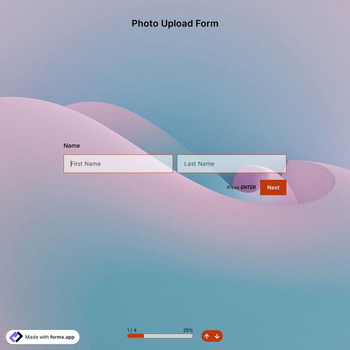 Photo Upload Form Template