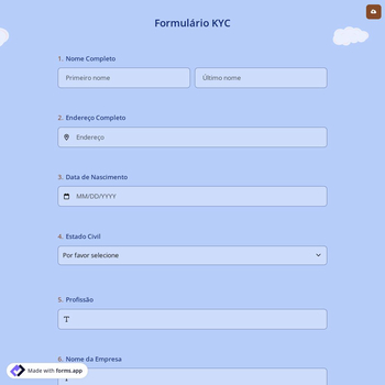 Formulário KYC
