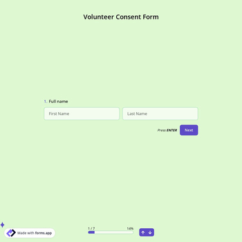 Volunteer Consent Form