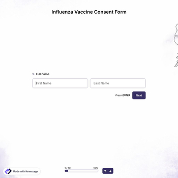 Influenza Vaccine Consent Form