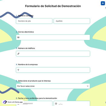 Formulario de Solicitud de Demostración