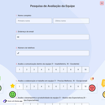 Pesquisa de Avaliação da Equipe