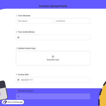 Invoice Upload Form
