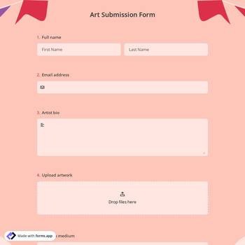 Art Submission Form