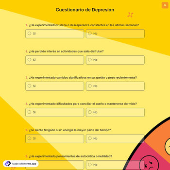 Cuestionario de Depresión
