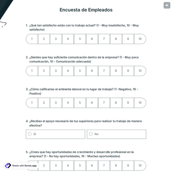 Encuesta de Empleados