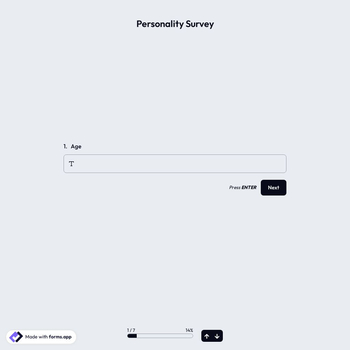 Personality Survey