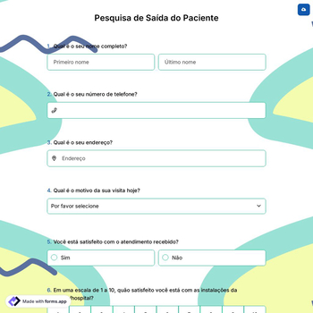 Pesquisa de Saída do Paciente