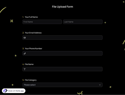 File Upload Form