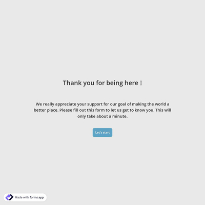 Volunteer Application Form Template