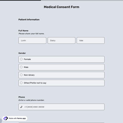 Medical Consent Form Template