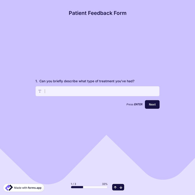 Patient Feedback Form Template