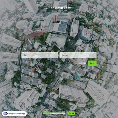 Bülten Kayıt Formu Şablonu