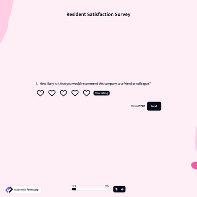 Resident Satisfaction Survey Template