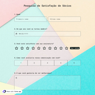 Modelo de Pesquisa de Satisfação de Membros