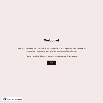 Customer Service Satisfaction Survey Template