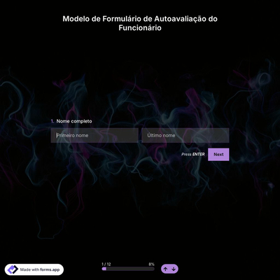 Formulário de Autoavaliação do Funcionário