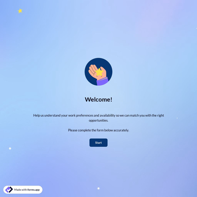 Employee Availability Form Template