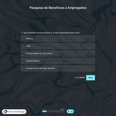 Pesquisa de Benefícios a Empregados