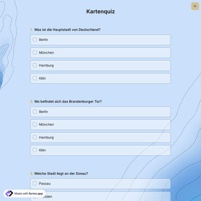 Kartenquiz
