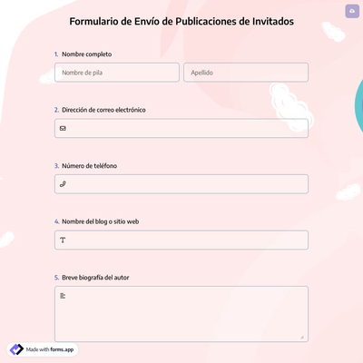 Formulario de Envío de Publicaciones de Invitados