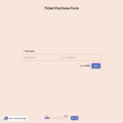Ticket Purchase Form