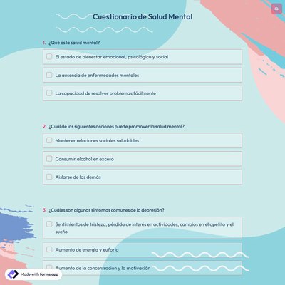 Cuestionario de Salud Mental