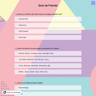Quiz de Friends