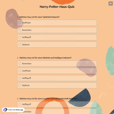 Harry-Potter-Haus-Quiz