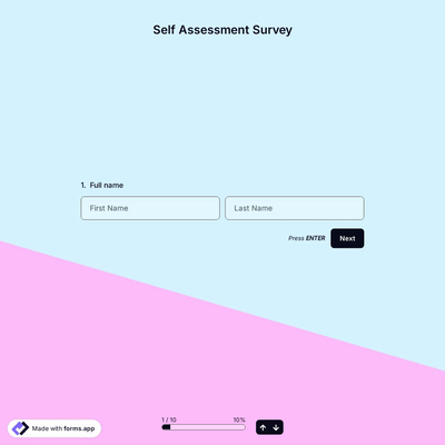 Self Assessment Survey