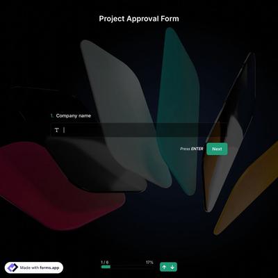 Project Approval Form