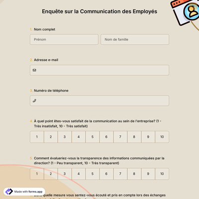Enquête sur la Communication des Employés