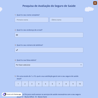 Pesquisa de Avaliação do Seguro de Saúde