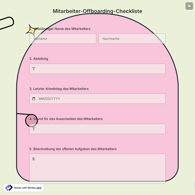 Mitarbeiter-Offboarding-Checkliste