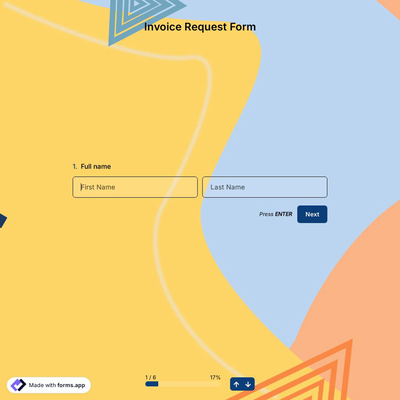 Invoice Request Form