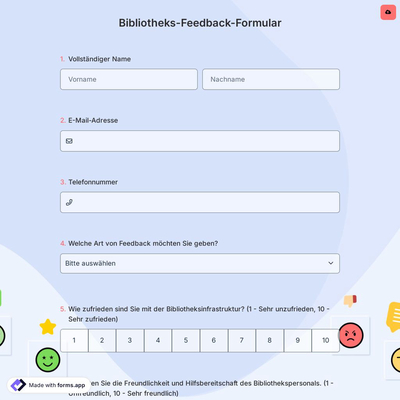 Bibliotheks-Feedback-Formular