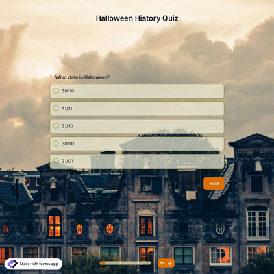 Halloween History Quiz