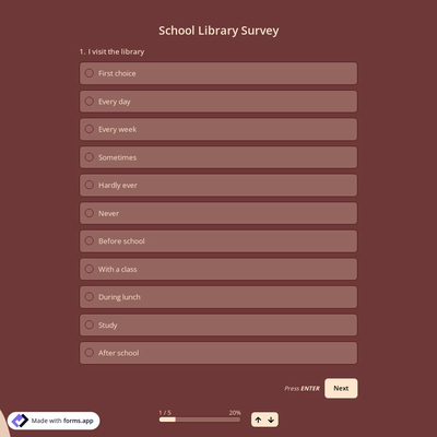 School Library Survey