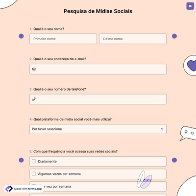 Pesquisa de Mídias Sociais