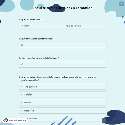 Enquête sur les Besoins en Formation