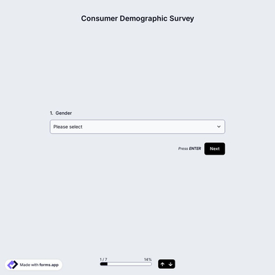 Consumer Demographic Survey