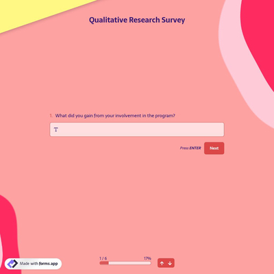 Qualitative Research Survey