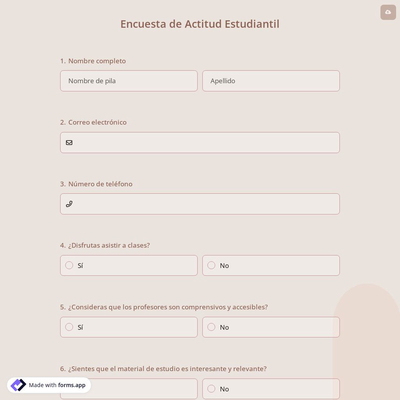 Encuesta de Actitud Estudiantil