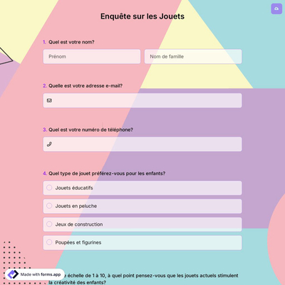 Enquête sur les Jouets