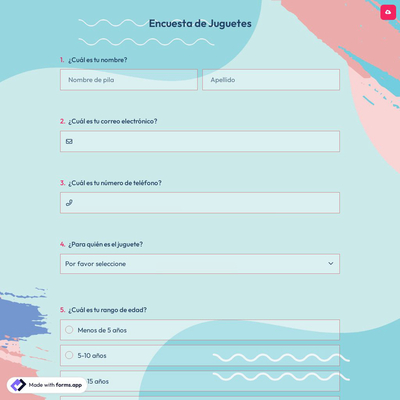 Encuesta de Juguetes