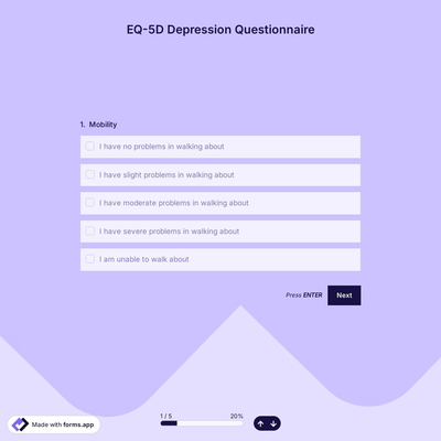 EQ-5D Depression Questionnaire
