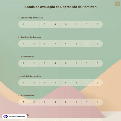 Escala de Avaliação de Depressão de Hamilton